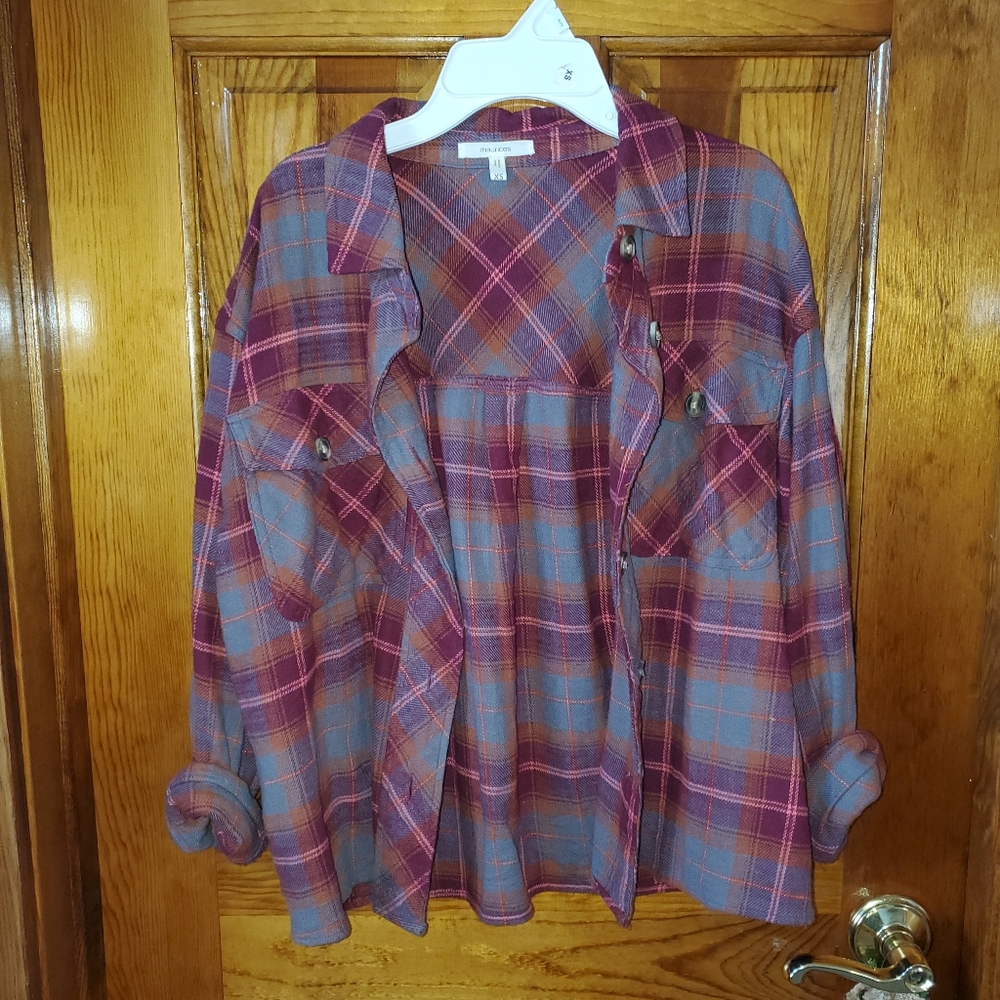 Maurices Crop Flannel